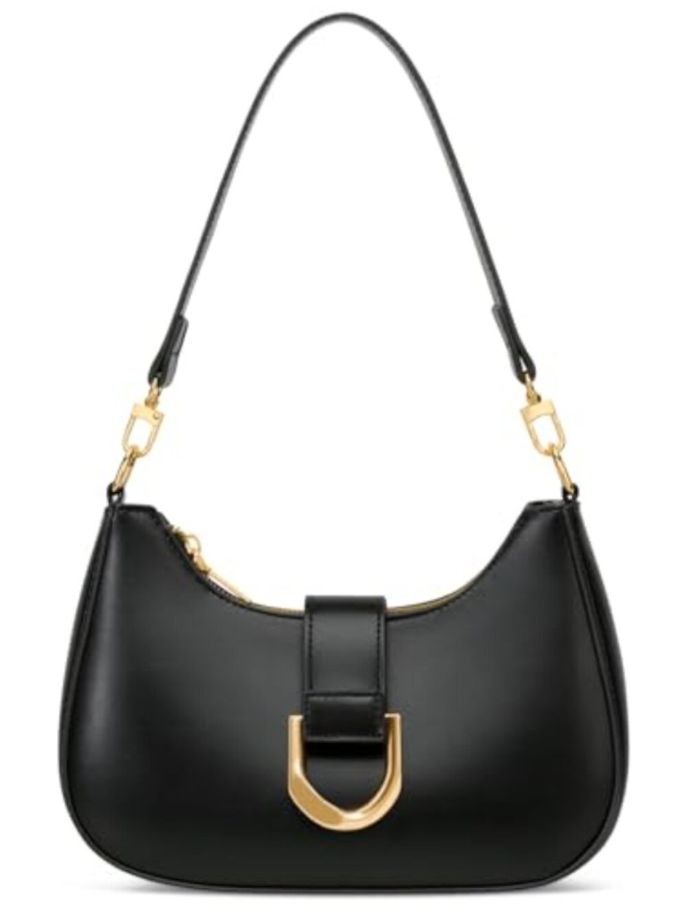 Crescent Shoulder Bag Vegan Leather Women's Crossbody Purse Everyday